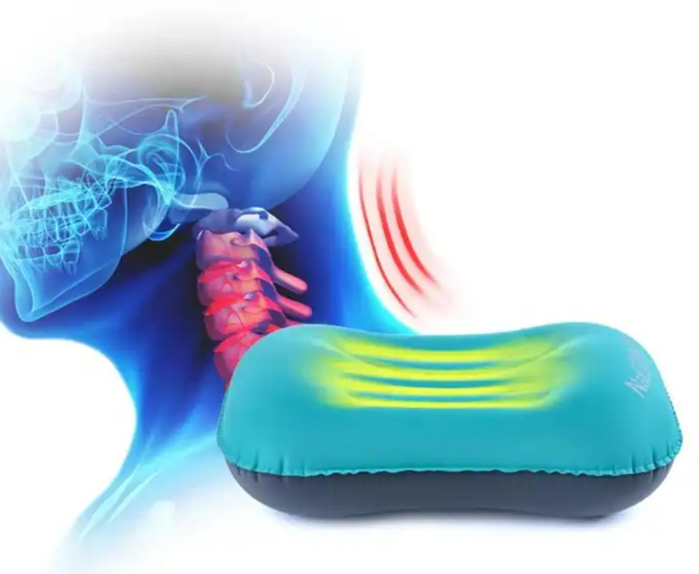 Подушка туристическая надувная Naturehike 42x32x11см