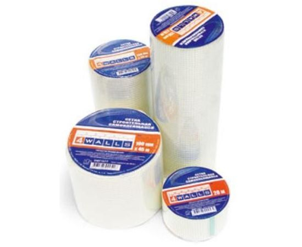 Армирующая лента серпянка 50мм х 45м самоклеющаяся 4Walls ADM SMF103T