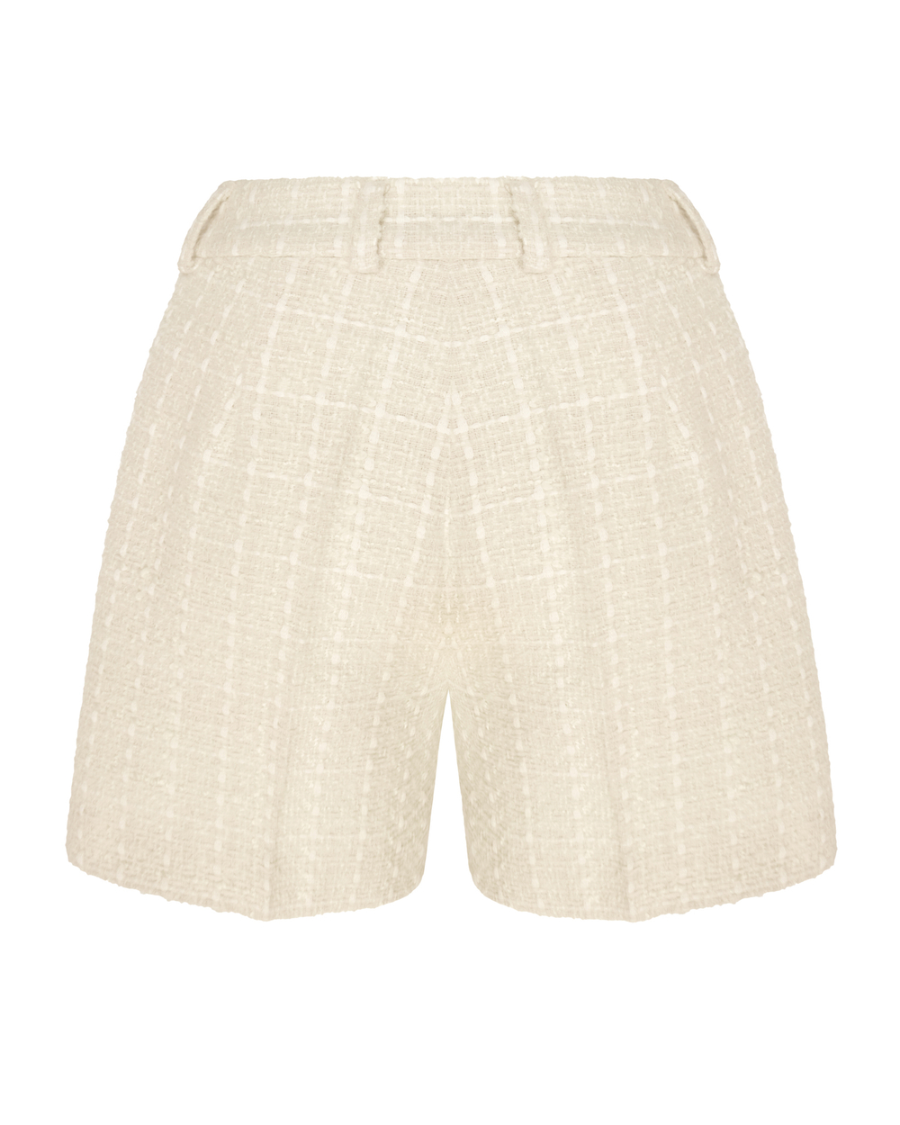 Шорты на поясе из твида