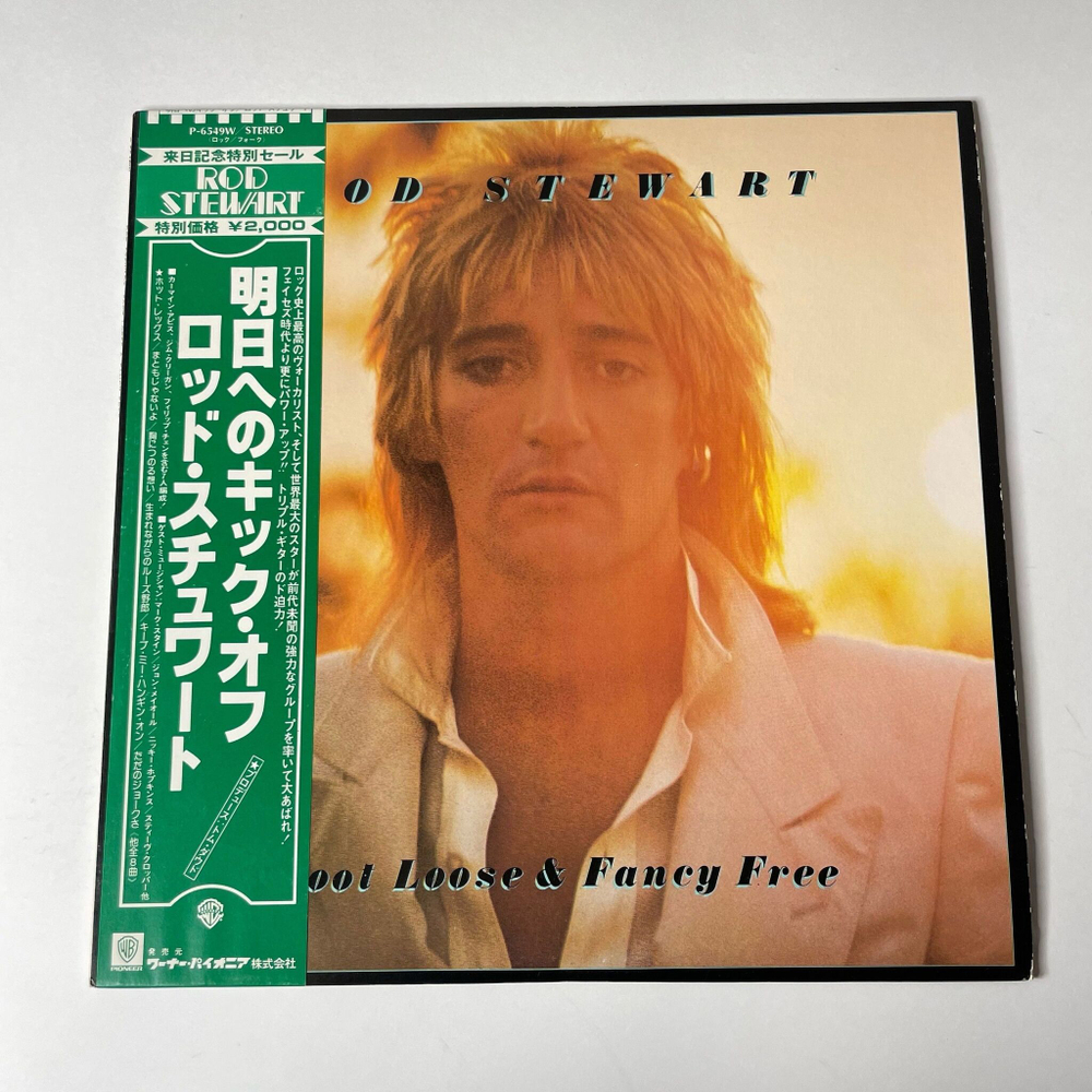Винтажная виниловая пластинка LP Rod Stewart Foot Loose And Fancy Free (Japan 1981) (Obi)