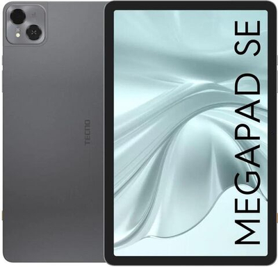 10.95" Планшет TECNO MegaPad 11 SE T1102 4/128 GB 685 4G, 1920 x 1200, 90Гц, Android 15, серый [t1102 4+128 moondust grey]