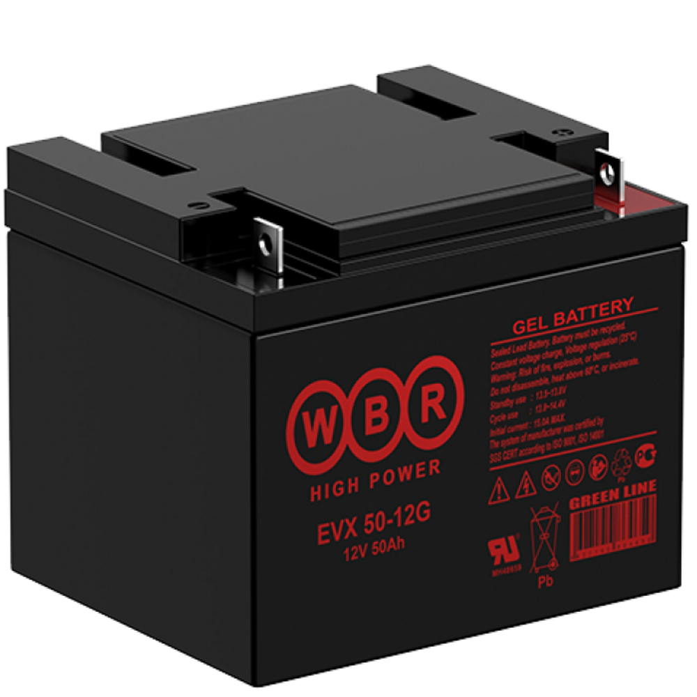 Тяговая аккумуляторная батарея WBR EVX50-12G
