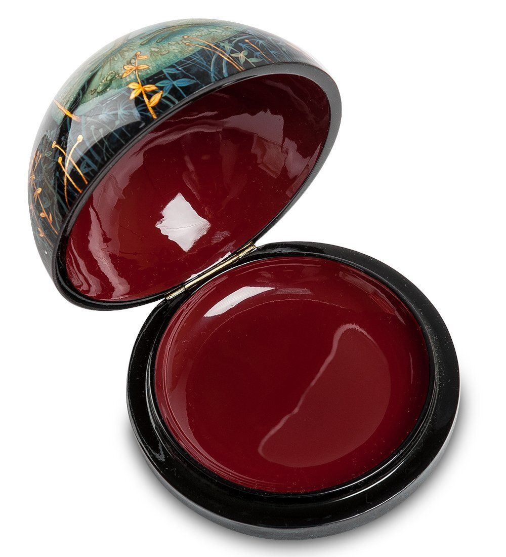 Народные промыслы ШК-65/ 1 Шкатулка «Лягушка удачи» исп. Качалкина