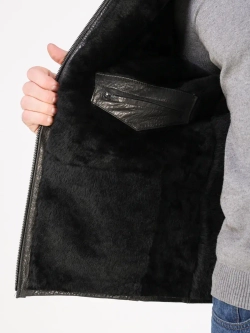 Дубленка куртка зимняя натуральная кожаная