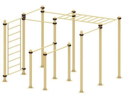 Спортивный комплекс шведская стенка + турник + брусья +рукоход 006 YSK89