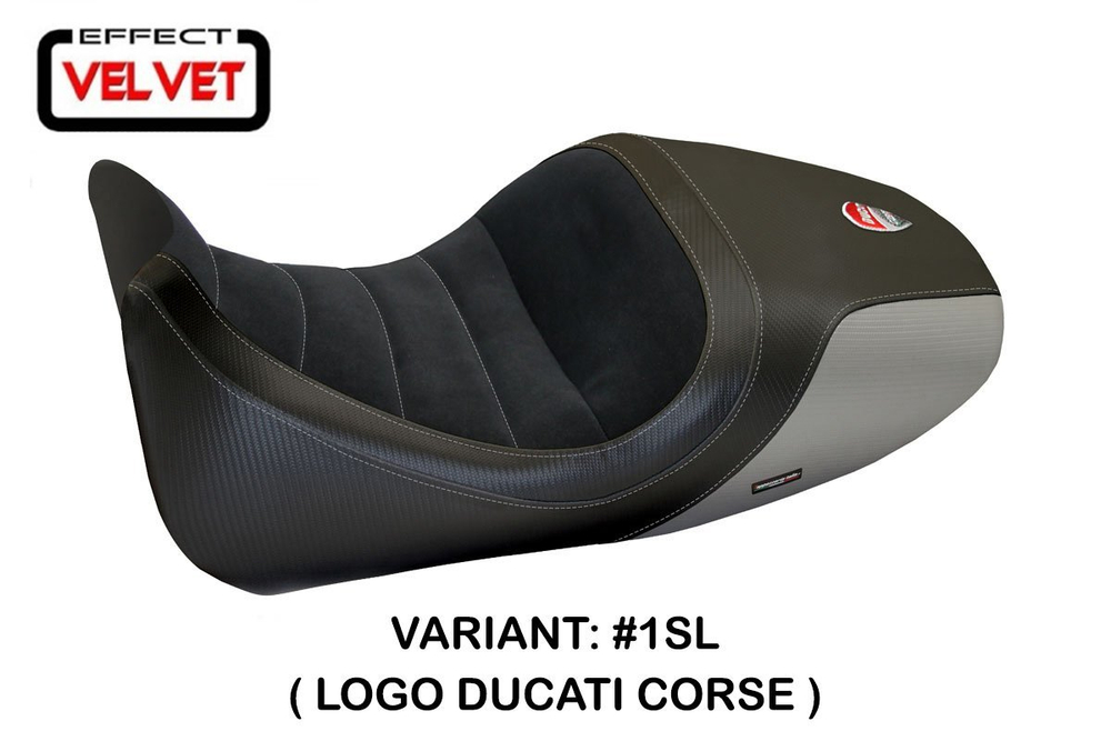 Ducati Diavel 1200 2015-2018 Tappezzeria Italia чехол для сиденья Imola-1 с эффектом Вельвет