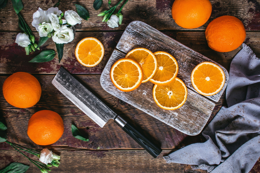 Нож кухонный Накири, гвоздичное масло и салфетка 17.1см Samura Super 5