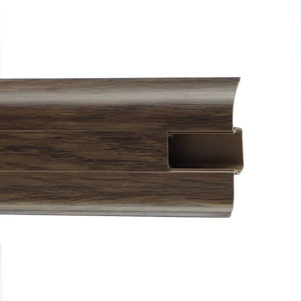 Пластиковый плинтус Royce 58 мм (2200x58x20) 818 Дуб Гартвис