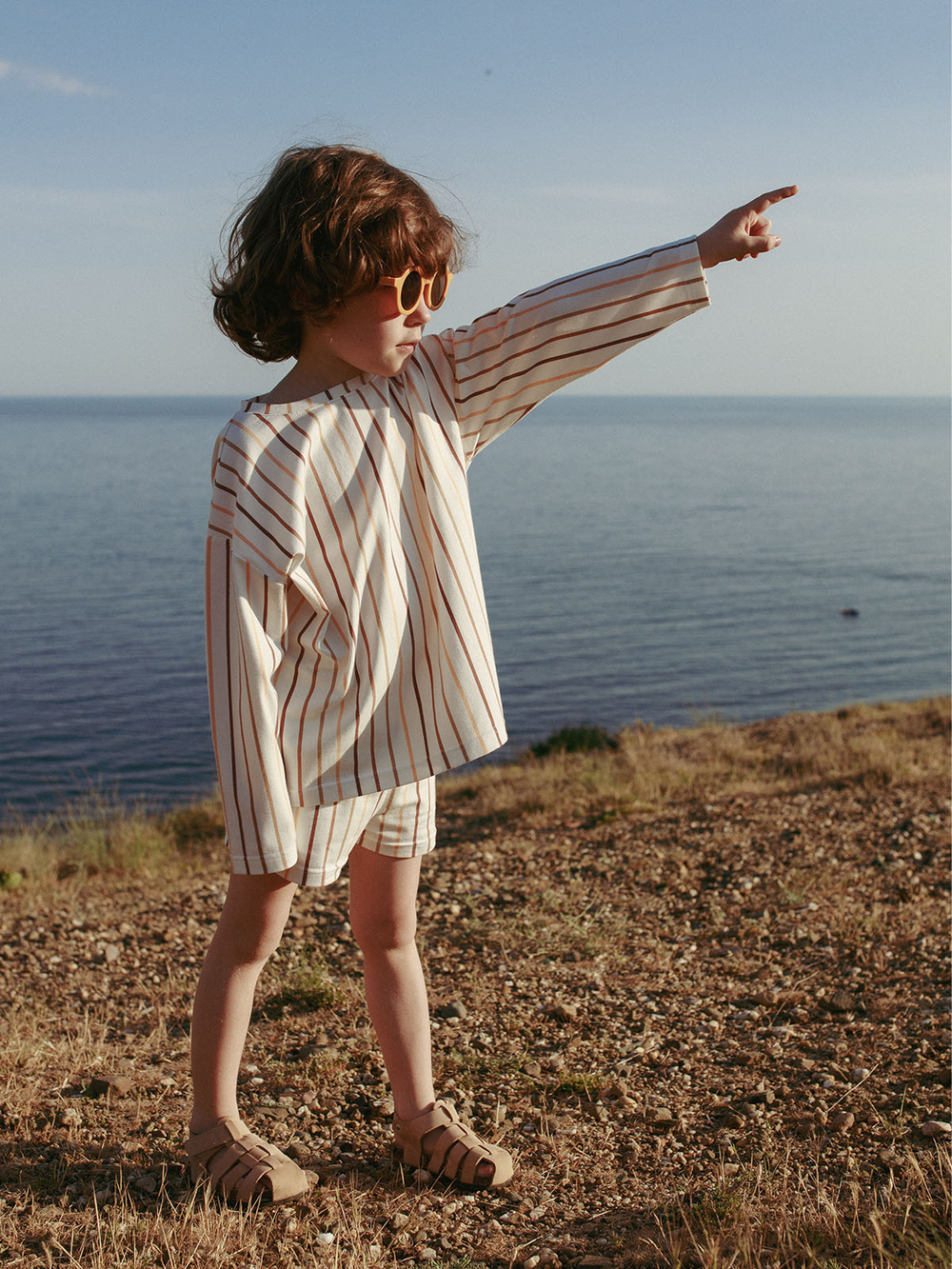 Шорты Mjölk Ecru Stripes