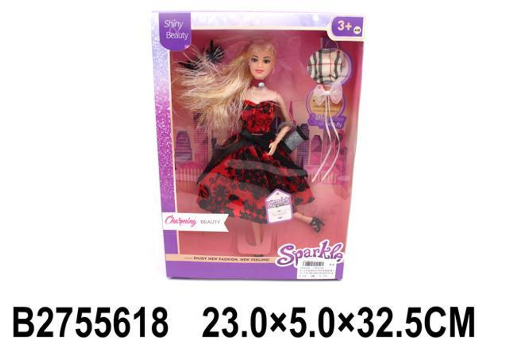 Кукла тип Модель на шарнирах с аксессуарами, коробка CY257D1