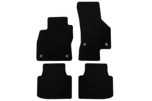 Коврики в салон для SKODA Superb, 2015-2019, 2019-, седан, 4 шт. (текстиль) KLEVER01451801200K