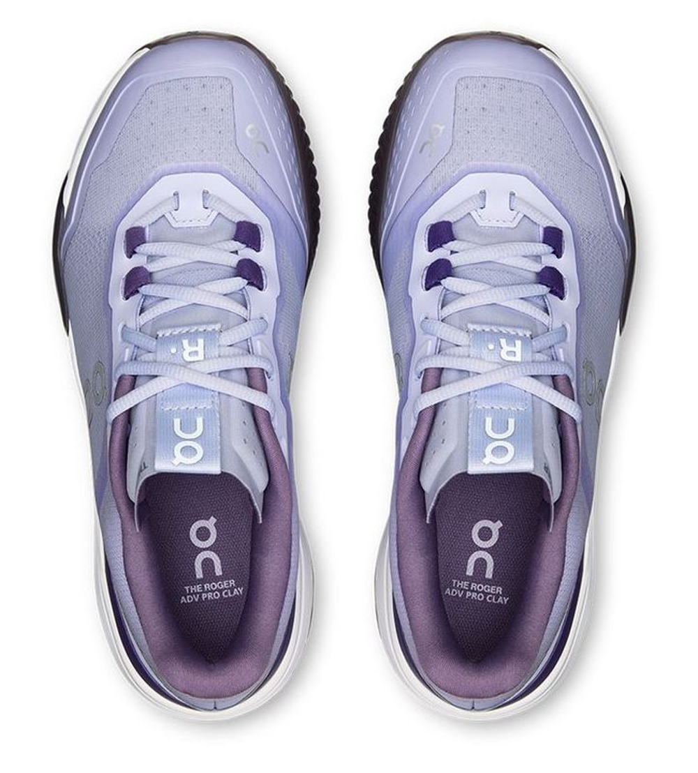 Женские теннисные кроссовки On The Roger Advantage Pro Clay - thistle/dewberry