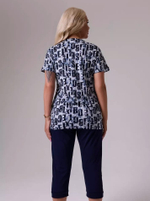 Пижама х/б бриджи+футболка УБФ0043