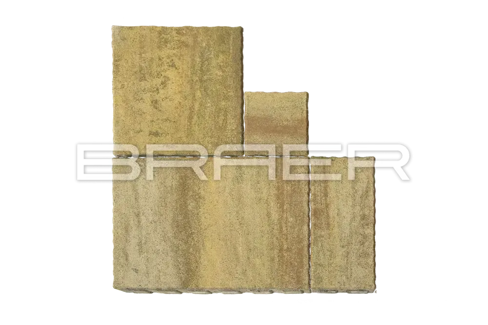 Тротуарная плитка Braer Патио, Color Mix Саванна, 60 мм