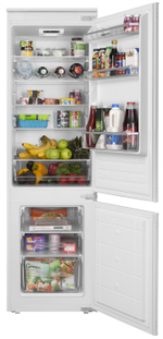 Встраиваемый двухкамерный холодильник Meferi MBR177 LOW FROST LIGHT