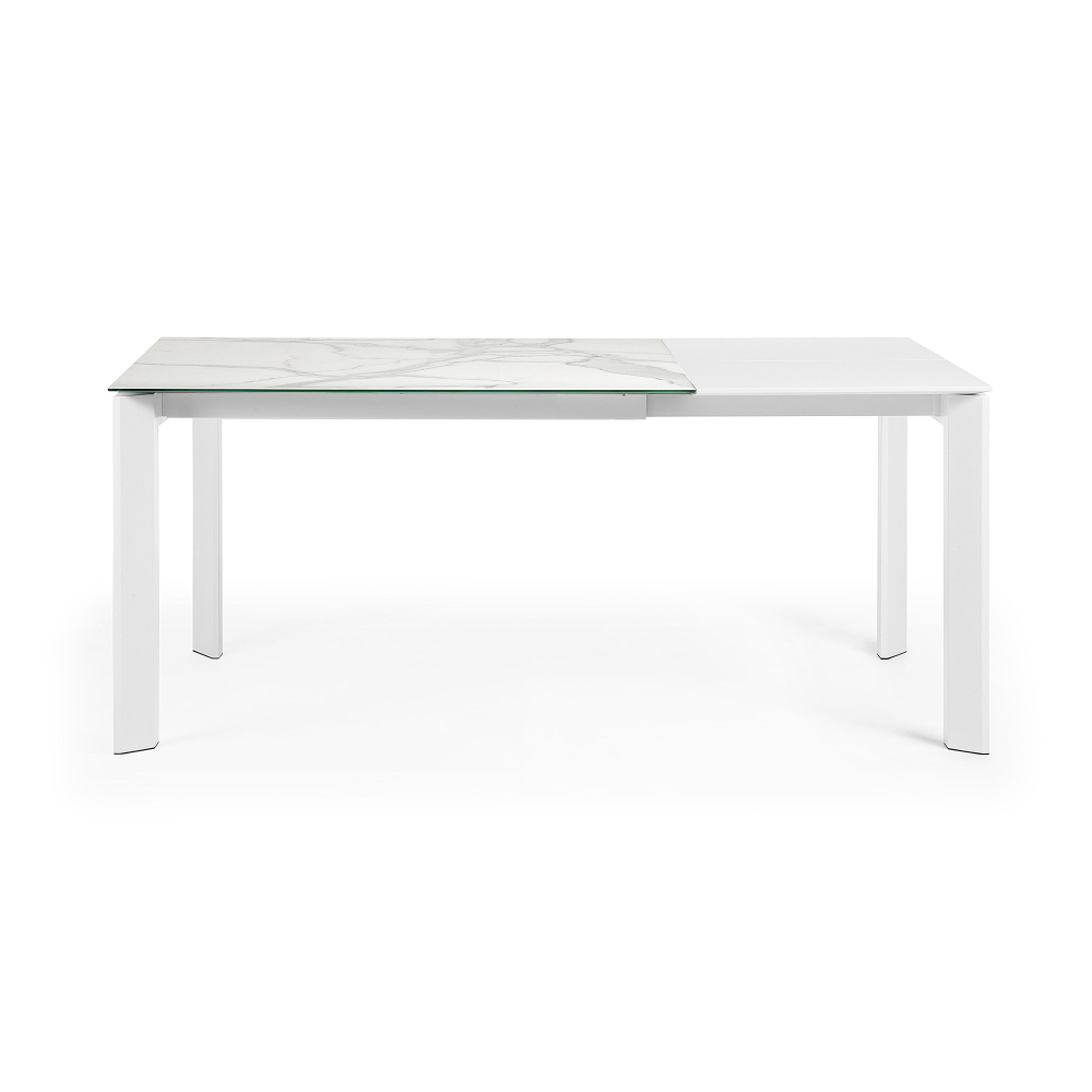 Стол Atta с белыми ножками 120(180)x80 см