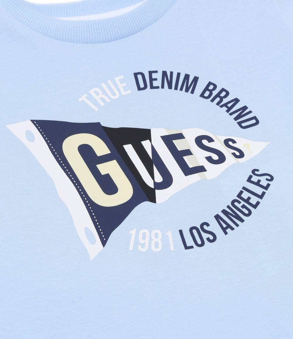 Футболка Guess - голубой(N4GI01 K8HM4)