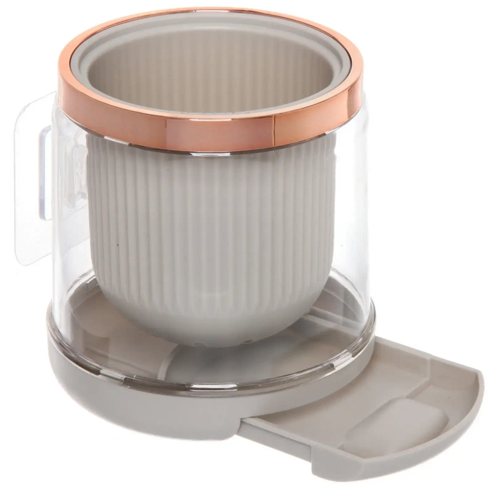 Ерш с креплением на стену «Стиль» 43 см, силиконовая щетка 8622