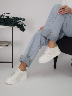 Кроссовки женские летние натуральная кожа