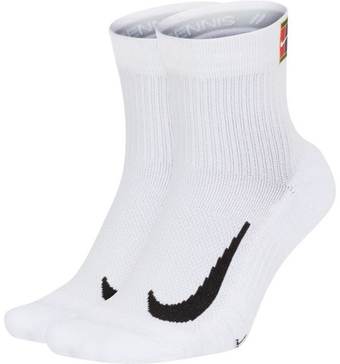 Теннисные носки Nike Multiplier Max Ankle 2P - белый