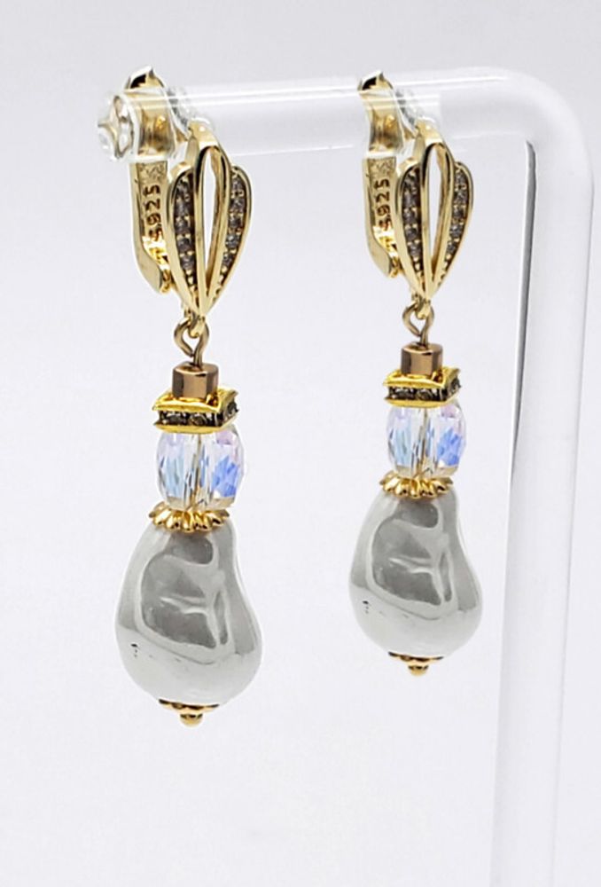 91002051 Серьги Selena Pearls