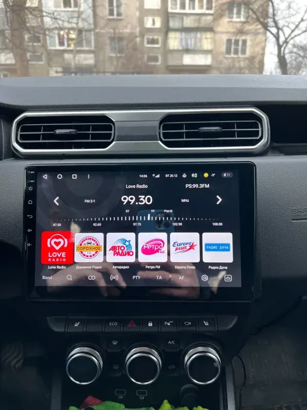 Магнитола для Renault Arkana 2019+, Duster 2020+ - Parafar PF163XHD на Android 13, 8-ядер, 4Гб+64Гб, CarPlay, 4G SIM-слот