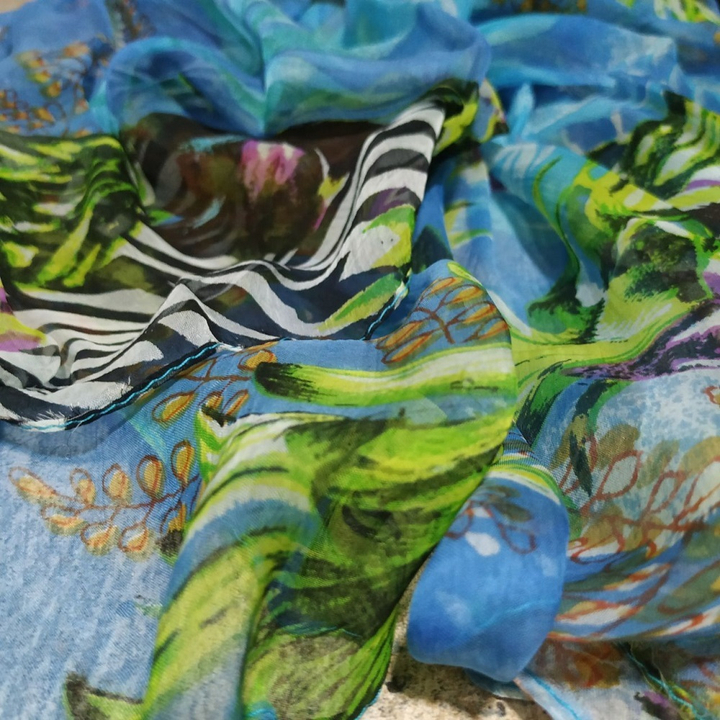 Платок шифон, (вискоза), 105 х 105 см 185965