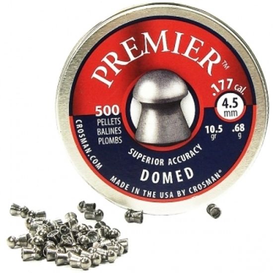 Пули Crosman Premier DOMED 4,5 мм 0,68 г 500 шт
