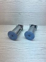 Опоры мебельные металлические хромированные 12 см