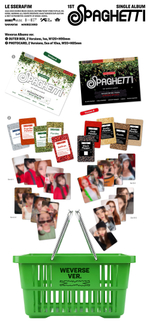 Альбом LE SSERAFIM - 1st Single Album SPAGHETTI (Weverse Albums ver.)