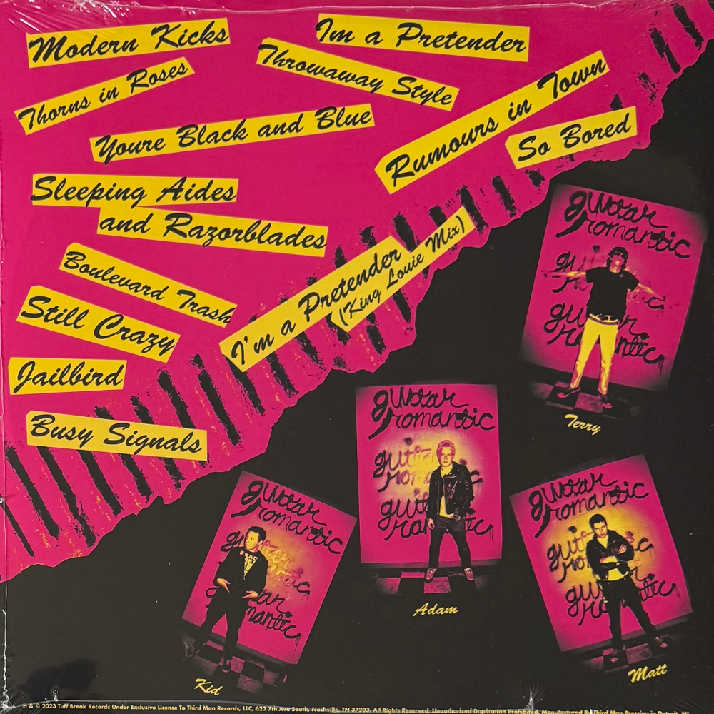 Виниловая пластинка The Exploding Hearts ‎– Guitar Romantic LP Colored
