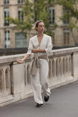 ZARA МЯГКИЙ КАРДИГАН НА ПУГОВИЦАХ, БЕЖЕВЫЙ МЕЛАНЖ