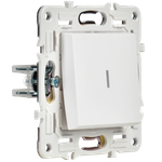 SKANDY Выключатель 1-клавишный с индикацией 10А SK-V07W арктический белый IEK