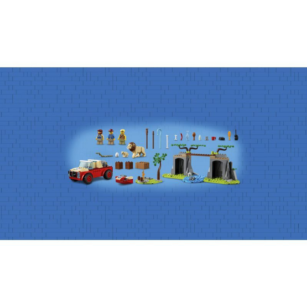 LEGO City Wildlife Спасательный внедорожник для зверей 60301