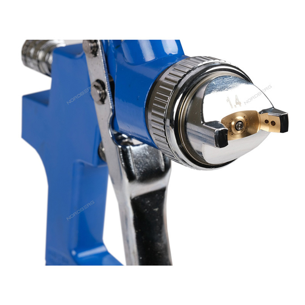 NORDBERG (NP7314) Краскопульт HVLP с верхним баком, сопло 1.4 мм