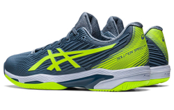 Теннисные кроссовки Asics Solution Speed FF 2 - steel blue/hazard green