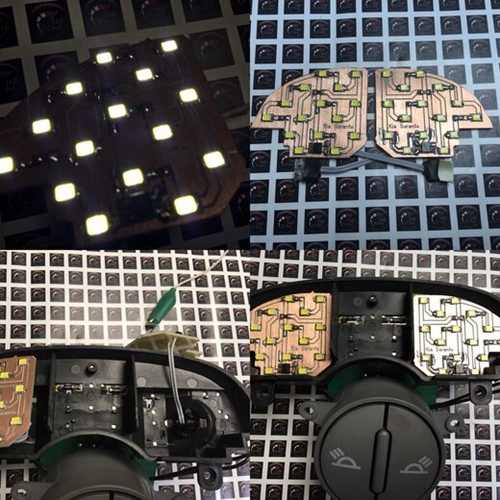 Плата в водительский плафон KIA SORENTO - белый