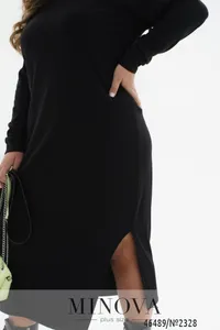 Платье 2328-черный Minova