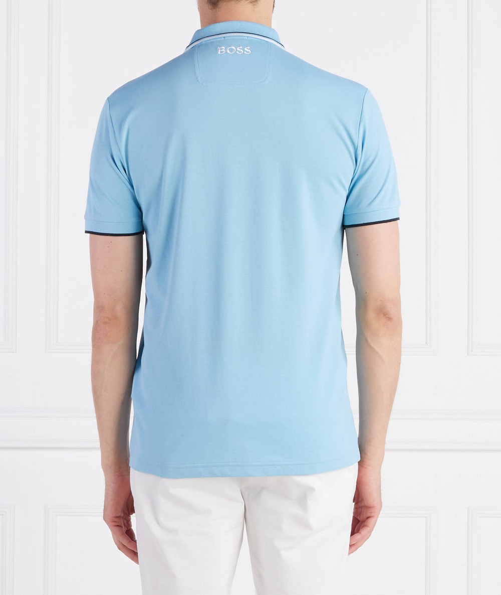 Футболка Поло Paddy Pro BOSS GREEN - голубой(50469094)