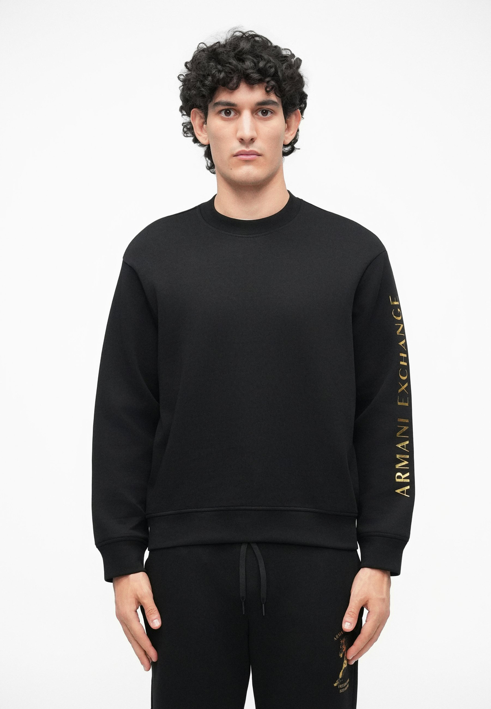 Armani Exchange UNISEX - Толстовка - Чёрный