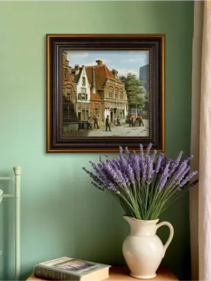 Картина серии "Голландия" настенная для интерьера 26*26 см