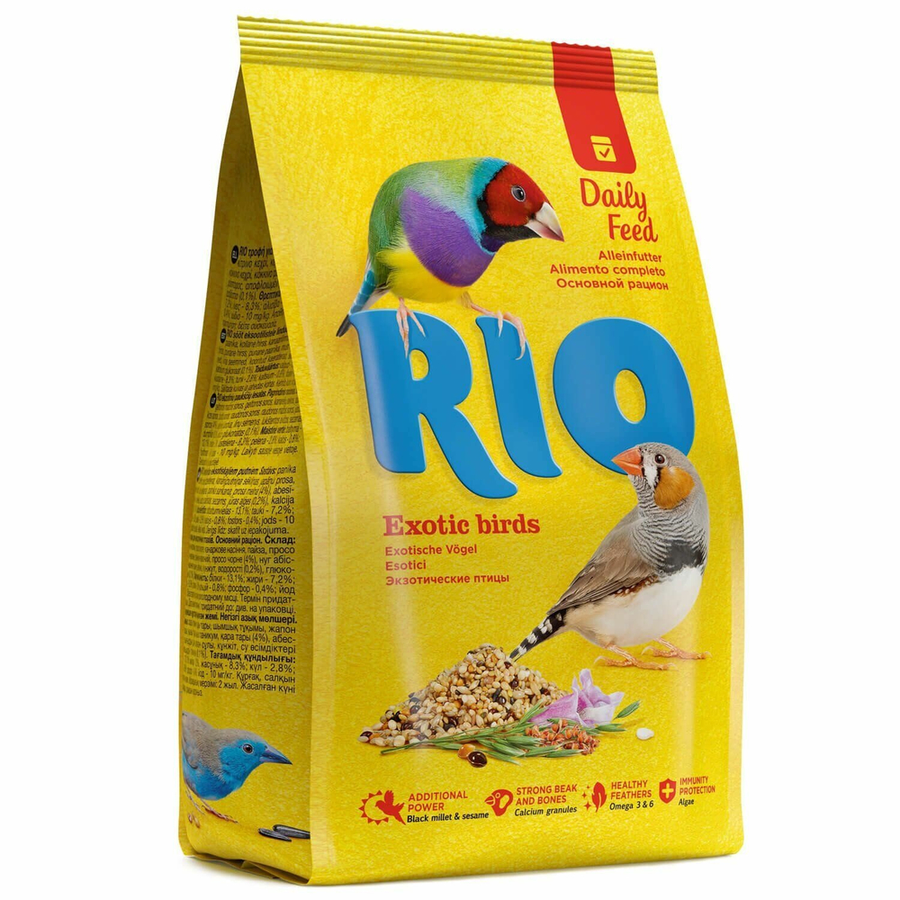 Корм для экзотических птиц Rio c пробиотиками 500 г