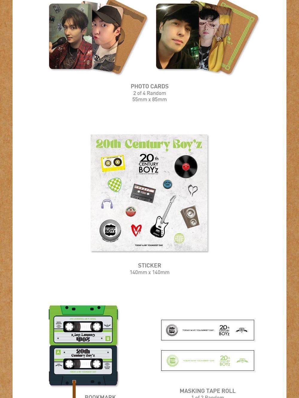 Альбом 20TH CENTURY BOY'Z - TODAY is MY YOUNGEST DAY DEBUT Mini Album
