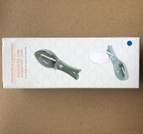 Скребок для чистки рыбы с контейнером