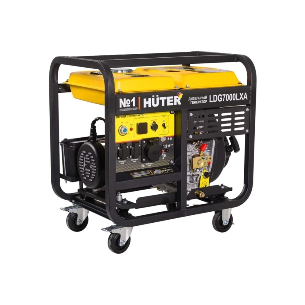 HUTER LDG 7000LXA электрогенератор дизельный 64/2/8