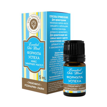 Комплекс эфирных масел Формула успеха, 5 мл (3,23 б)