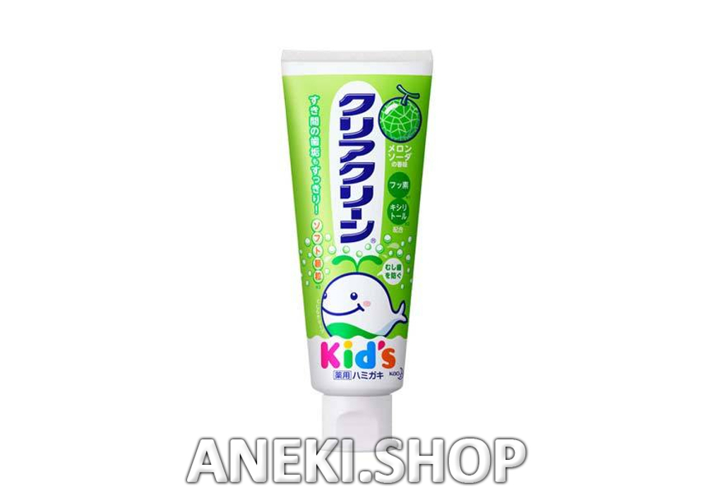 Паста детская зубная со вкусом дыни 70 г КАО Clear Clean Kid’s Melon