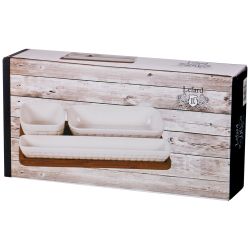 МЕНАЖНИЦА 3-Х СЕКЦИОННАЯ LEFARD "NATIVE" 27*14 СМ. ВЫСОТА=5 СМ (КОР=12ШТ.)