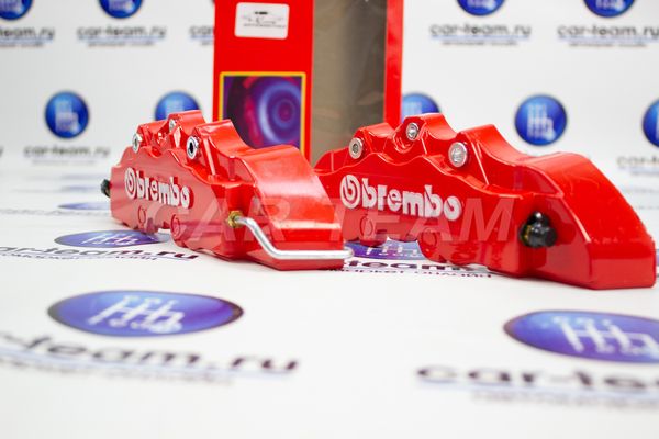 Накладки на задние суппорта красные Brembo большие (2шт)