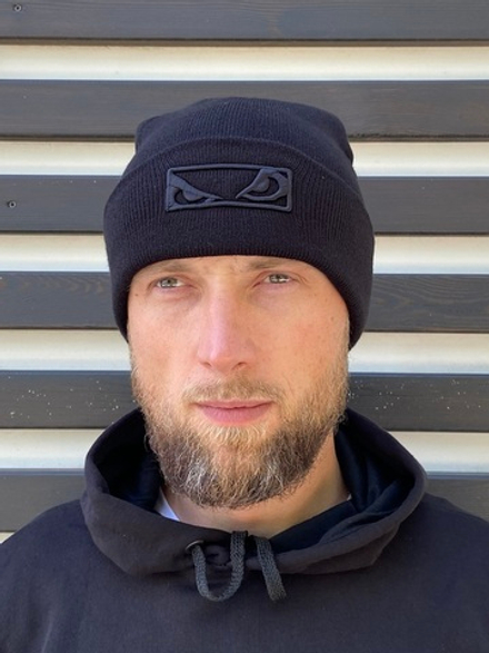 Шапка Bad Boy Logo 3D черный